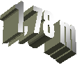 1, 78 m